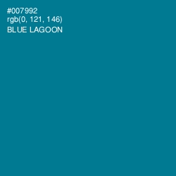 #007992 - Blue Lagoon Color Image